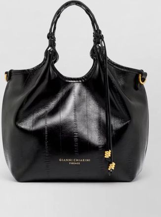 Gianni Chiarini leather dua tote bag