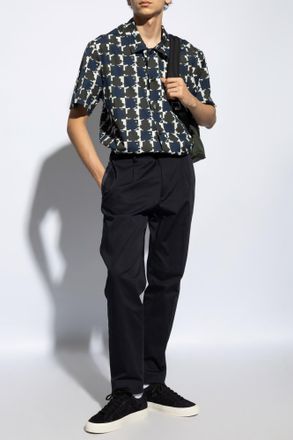 Moncler Short-sleeved Shirt, Mens, Navy Blue