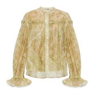 AllSaints Shirts, female, Green, Size: 2XS Delphine Shirt