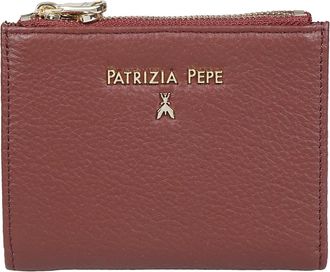 Patrizia Pepe Creditcardhouder - Dames - Portefeuilles - Bruin - ONE Size - Leer - Accessoires