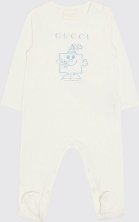 Gucci Tuta in cotone con logo