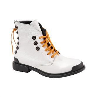 Bueno Womens Elora Ankle Boot In White