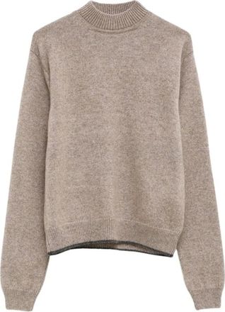 Jacquemus Dames, Truien, Beige, Maat: 3XS Kasjmier
