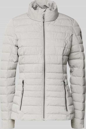 G.I.G.A. DX Steppjacke mit Rei&szlig;verschlusstaschen Modell GS 111 in Hellgrau, Gr&ouml;&szlig;e 36