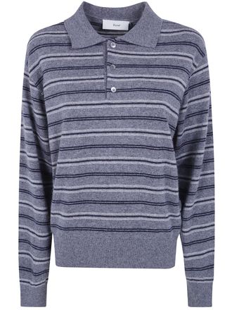 Dunst Collared Striped Sweater