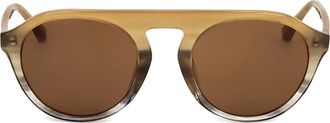 Linda Farrow DRIES VAN NOTEN DVN65 C5 Mens Sunglasses Yellow Size 54
