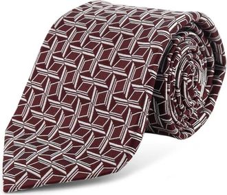 Kiton Ties, male, Red, Size: ONE SIZE Ciro Paone Tie