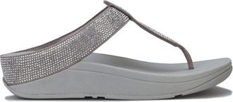 FitFlop Womens Fit Flop Isabelle Toe Thong Sandals in Silver