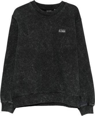 Daily Paper Clothing Logo-print Acid-wash Sweater