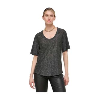 Pinko Pinko, Dames, Tops, Grijs, Maat: S Linnen