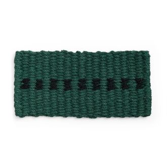 HAY Coco Fussmatte, dot, dunkelgr&uuml;n / schwarz