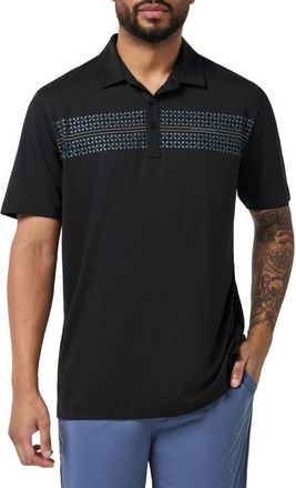 Travis Mathew Performance Jersey Polo in Black at Nordstrom, Size Xx-Large