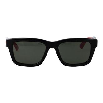 Gucci Stijlvolle herenzonnebril - Heren - Zonnebrillen - Zwart - 53 MM - Accessoires