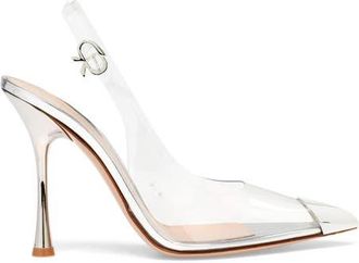 Gianvito Rossi Diana Pump in Silver Tpu at Nordstrom, Size 37.5