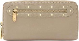 Louis Vuitton Pre-owned Vintage Long Wallet (bi-fold) - Dames - Vintage Accessoires - Beige - ONE Size - Leer - Vintage