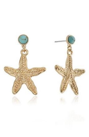 Ettika Starfish Drop Earrings in Turquoise at Nordstrom Rack