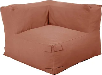 Oviala Sillón de esquina para sofá modular terracota