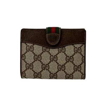 Gucci Pre-owned Wallets, female, Brown, Size: ONE SIZE Pre-owned Leather Bifold Wallet