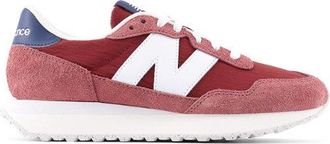 New Balance Womens 237 in Red/White Suede/Mesh, size 3.5 Narrow