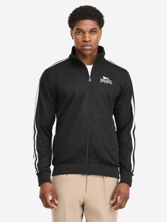 Lonsdale Trainingsjacke LONSDALE HOLYAKE, Herren, Gr. XXL, schwarz, wei&szlig;, Obermaterial: 100% Polyester, Jacken Trainingsjacke, sportlicher Stil