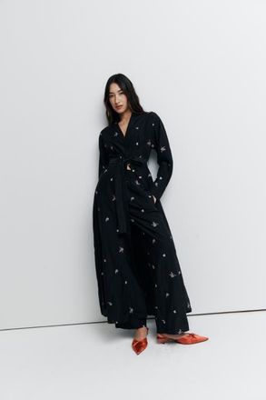 Romy Lola Shirt Dress in Nightshade Bloom at Nordstrom, Size X-Small Au