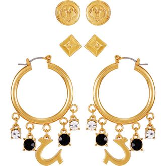 True Religion Trio Earring Set in Goldtone at Nordstrom
