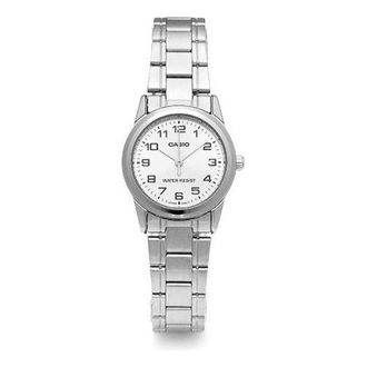 Casio Quartz Waterproof Silver Analog LTP-V001D-7BUDF