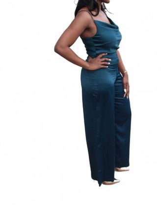 Glam Janelle High Waist Pants In Green