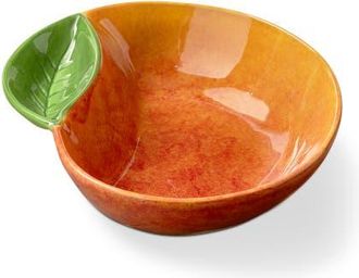 Tag Peach 2 Part Divided Server Orange Multi Earthenware Summer at Nordstrom