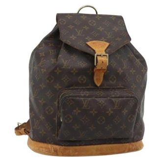 Louis Vuitton Zaino Pre-owned in Tela Monogram - - Pre-owned - Donna - Marrone - ONE SIZE