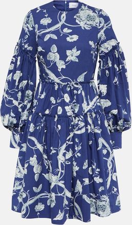 Erdem Floral cotton poplin minidress