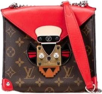 Louis Vuitton Pre-owned Cross Body Bags, female, Brown, Size: ONE SIZE Pre-owned Leather Cross Body Bag