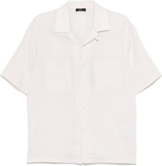Herno Camicia in lino - Toni neutri