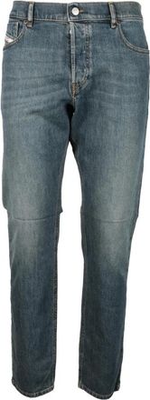 Diesel Straight Jeans, male, Blue, Size: W30 Classic Denim Jeans