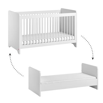 Vox Lit &Eacute;volutif 70x140 Vox Ova Blanc