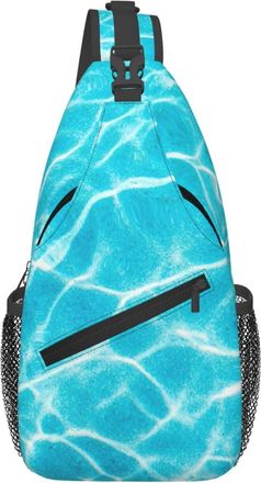 Generic Pool Water Sunlight Sling Bag Trendy Chest Bag Adjustable Crossbody Bags For Women Shopping Camping