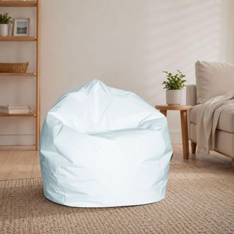 Talamo Italia Dmora Pouf &Eacute;l&eacute;gant, Couleur Blanche, Mesure 65 X 50 X 65 Cm