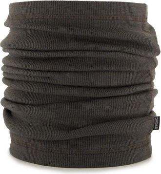 Stoic MerinoRib MMXX.Midsund Neckwarmer Halstuch - Unisex | schwarz