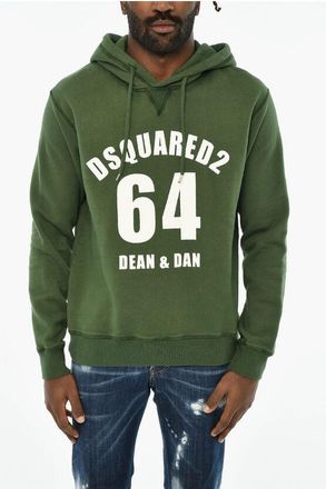 Dsquared2 Cotton Hoodie with Contrasting Print size M
