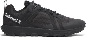 Timberland Mens Timberland Winsor Trail Low Lace Up Waterproof Trainers in Black