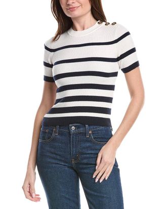 Ronny Kobo Tiara Wool-Blend Top