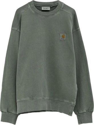 Carhartt Work in Progress Ballon Fit Sweatshirt in Katoen Jersey - Heren - Sweatshirts - Groen - M - Katoen - Hoodies & sweatvesten