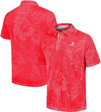 Tommy Bahama Mens Tommy Bahama Crimson Alabama Crimson Tide Big & Tall Sport Santiago Paradise Polo at Nordstrom, Size 4X-Large