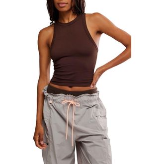 Free People FP Movement Dynamite Tank in Chocolate at Nordstrom, Size Medium