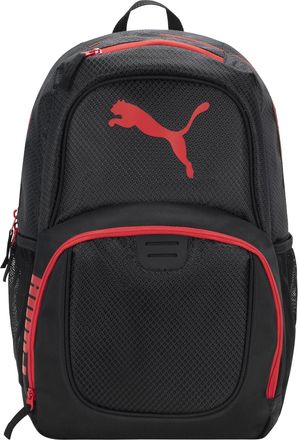 Puma Unisexs Evercat Contender Backpack, Black/Bright Red, One Size