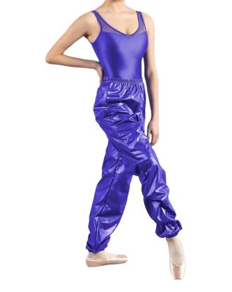 Bloch Mirella Shine Ripstop Pant In Azure Glow