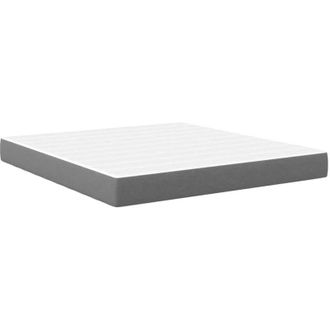 vidaXL Vidaxl - Bed Mattress with Mattress Light Grey 180 x 200 cm Fabric