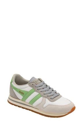 Gola Daytona Chute Sneaker in Off White/Grey/Patina Green at Nordstrom Rack, Size 5