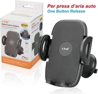 Trade Shop Trade Shop - Staffa Supporto Da Auto Porta Cellulari Smartphone Gancio Per Presa DAria H3247