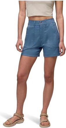 Prana Stretch Zion Cargo Shorts Womens Shorts Bluff Blue : 12 3, Elastane/Nylon